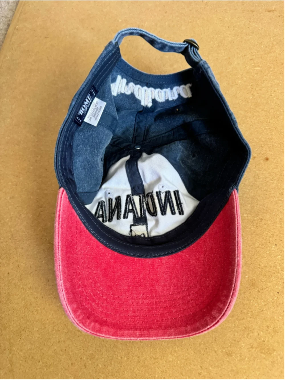 Women's Home Free Indiana Baseball Hat One Size Blue Red